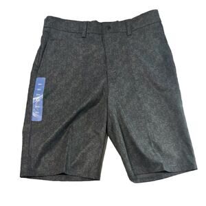 Haggar Comfort In Motion Tech Shorts Mens Size 30w 9.5” Inseam Gray NWT